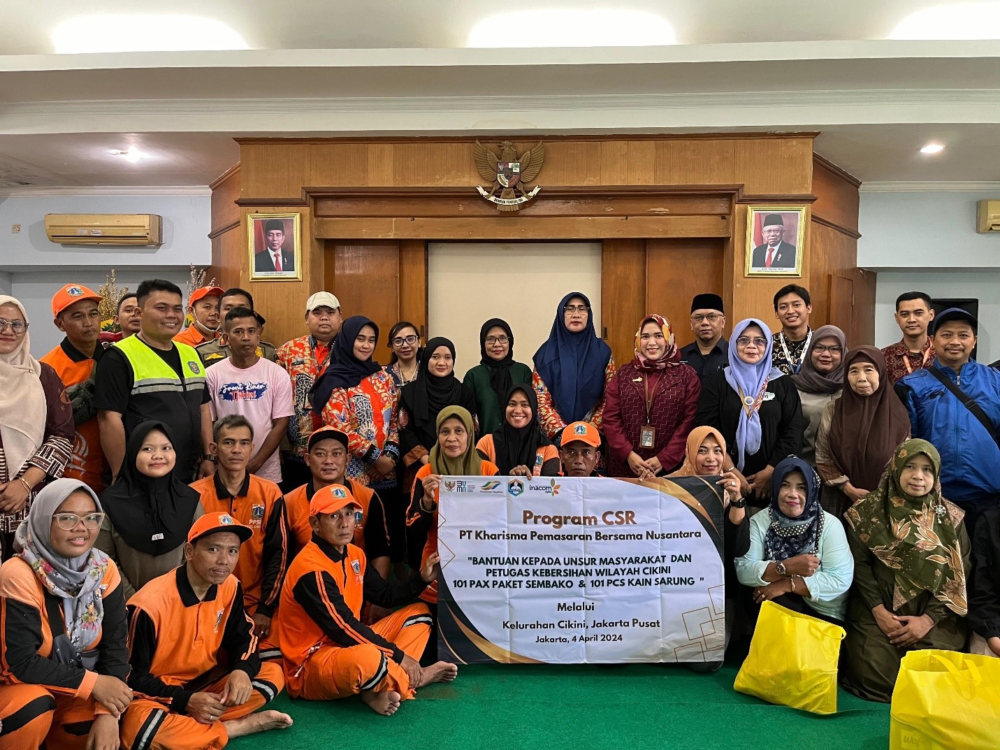 Berbagi Berkah: PT KPBN Salurkan 101 Paket Sembako dan Kain Sarung untuk Masyarakat dan Petugas Kebersihan Wilayah Cikini Jakarta